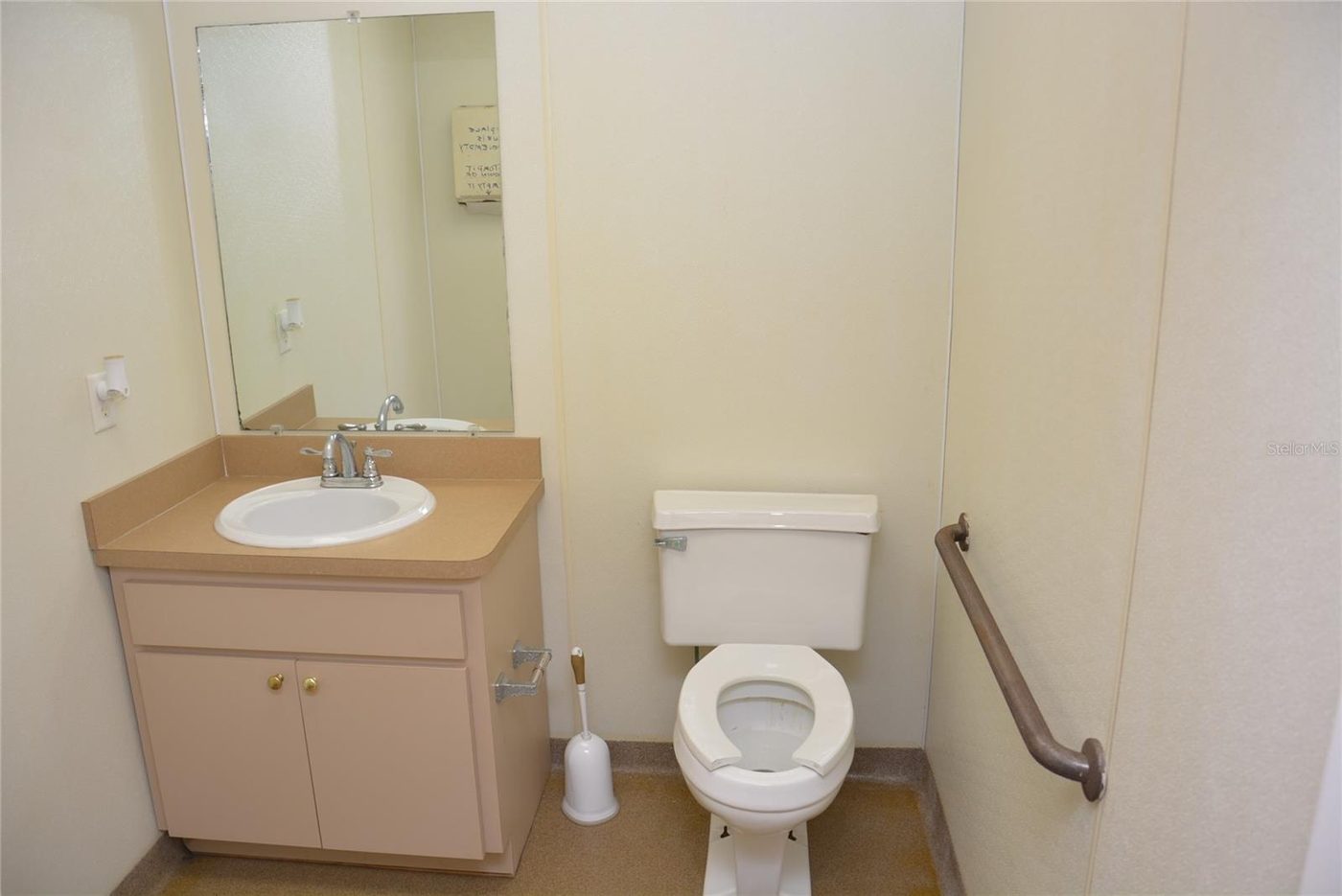 Bathroom, as photographed